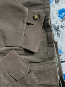 Men Light Brown Casual Bonber Jacket