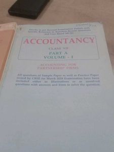 Cbse Class 12 Accountancy Part Volume 1
