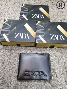 Zara Black Leather Wallet