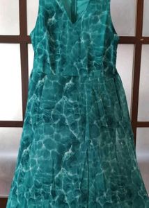 Aqua Print Dress