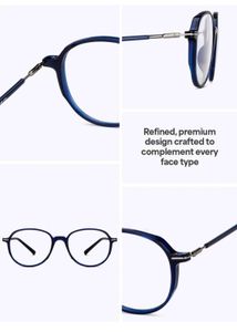 Lenskart Blue Round Frame Glasses