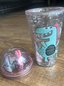 Dinosaur 🦕 Glitter Sipper