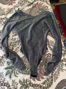 Sparkly Open-Back Bodysuit