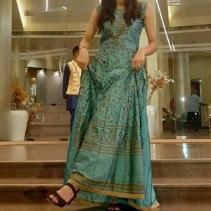 Elegant Turquoise Dress🎀🧿