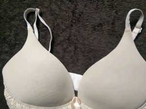 cream &amp; nude colour soft padded bra Combo