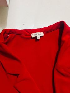 Red Wrap Dress