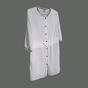 White shirt dress
