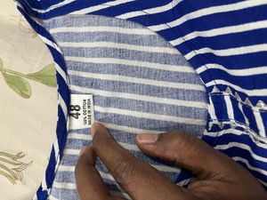 XXL Blue Kurta For Office Wear