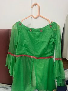 Aqua Ethnic Kurta Set