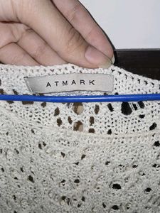 Beautiful Off White Crochet Trending Top