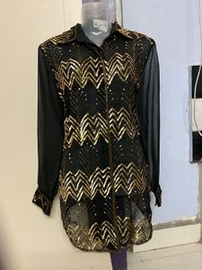 Embroidery Work &amp; Full Sequence One Piece