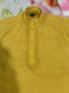 Yellow Kurta For Kids