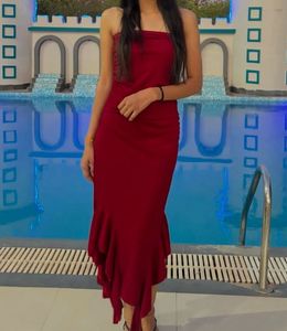 Red Bodycon Midi Dress