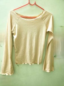 Elegant Flared Sleeve Top