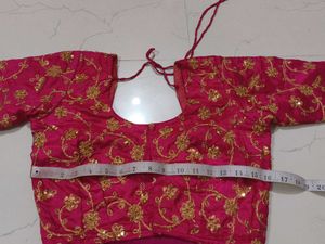 Pink Embroidered Blouse