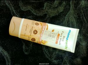 mamaearth rice face wash