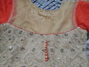 Orange Lehenga Koti
