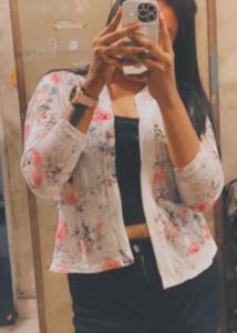 girls shrug with top