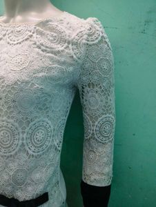Beutiful Laced And Beads Top