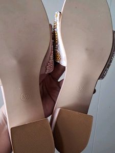 Colourful Beaded Small Heels ( NO B9X )