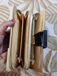 Stylish Bi-Color Wallet/ clutch