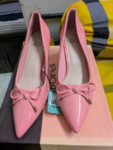 Pink Bow heels