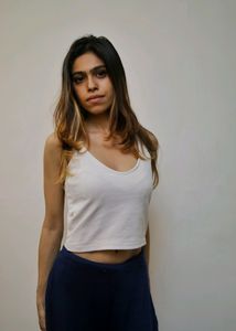 White Spaghetti Top