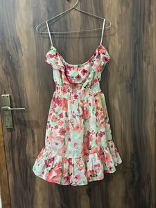 Cute Floral Mini Dress