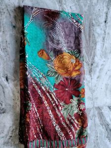 Beautiful Multi Colour Saari