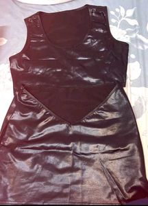 Sleek Black Faux Leather Set NewMe
