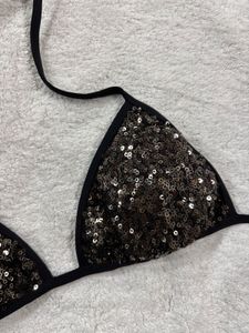 H&amp;M Sequin Bikini Top