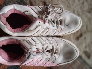 Pink &amp; White Sneakers