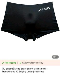 ALLMIX Ice Silky Seamless  Boxer Briefs