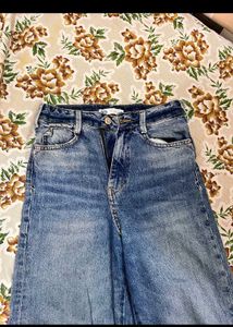 zara wide leg jeans