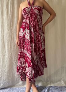 Y2kTie Up Dress