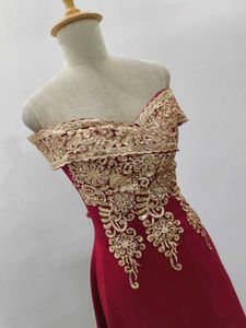 Elegant Off-Shoulder Evening Gown