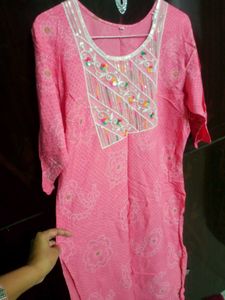 Pink Kurta Set