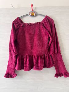 Heavy Velvet Top Brand New