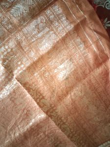 Orange Kanjivaram Silk Saree