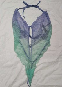 Lace Halter Bodysuit