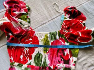Mini Dress Flower Design Xs