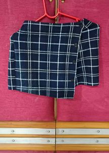 Checked Mini Skirt