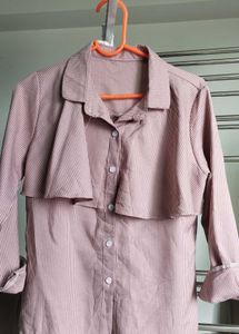 Striped Ruffle Blouse