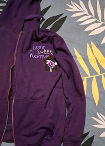 Big Bazar Purple Hoodie