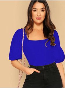 Navy Blue Cute Top