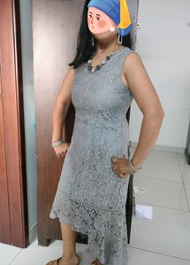 Branded Hi-low Decent Dress One piece