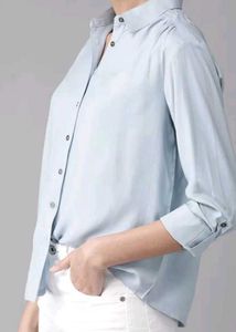 Roadster Women Blue Regular Fit Solid Casual