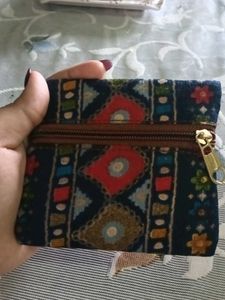 Ikkat Print Pouch