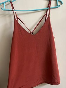 Red Spaghetti Strap Top