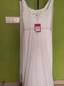 Amazing Off White Long Gown/New With Tag